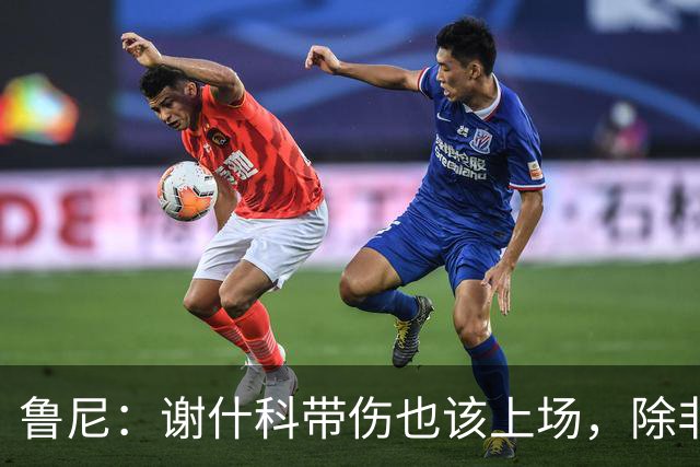 鲁尼：谢什科带伤也该上场，除非身体上真的踢不了